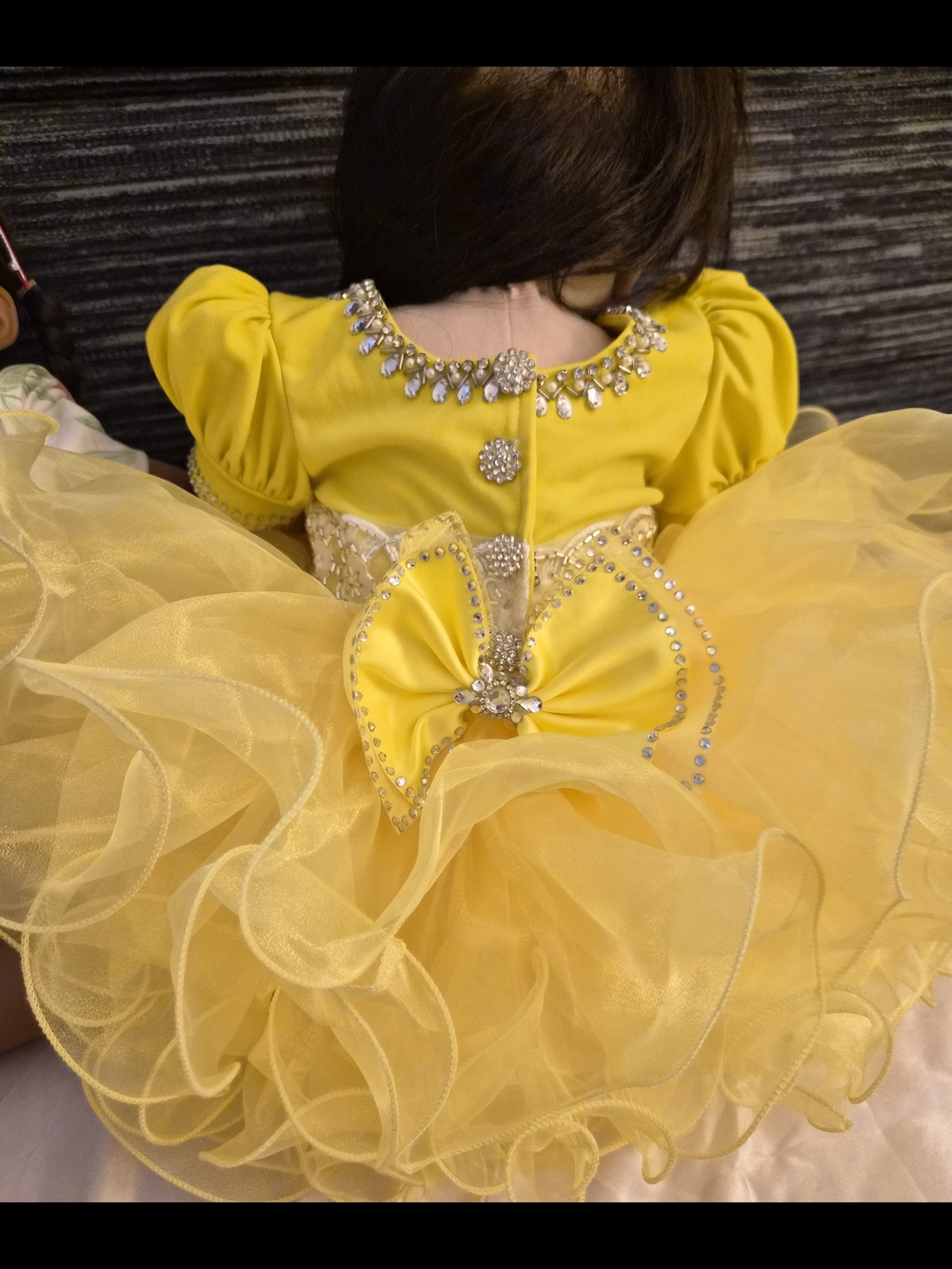 Yellow Ruffled Princess Dress - Picture 6 of 6
